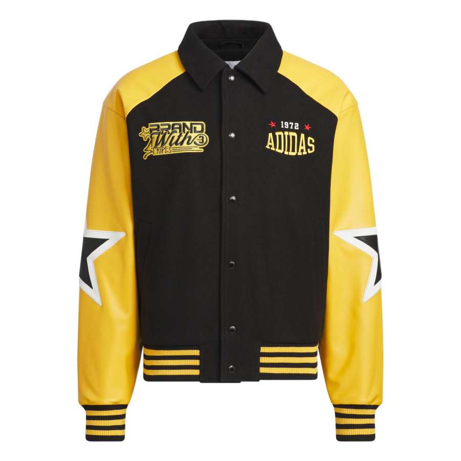 Adidas Originals Jacket Unisex Black/Soft Yellow