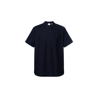 Burberry Logo Embroidered Short Sleeved Polo Shirt