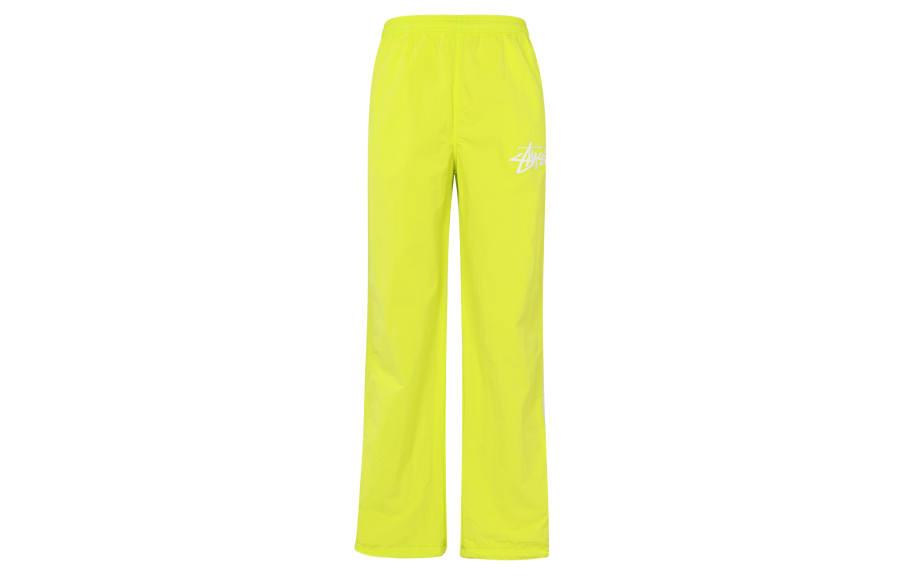 Stussy X Nike Stussy X Nike Knitted Sweatpants Unisex Yellow Moderate Straight Fit Pants