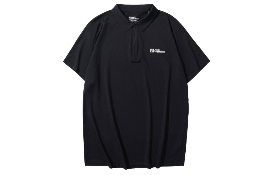 Jack Wolfskin NEW HIKING Polo Shirt Men's Midnight Dark Blue