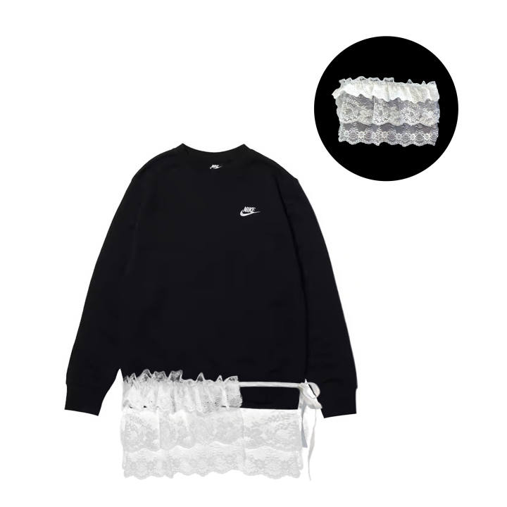 Nike Nike Sweatshirts Unisex Black Crew Neck Moderate Regular