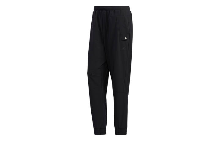 Adidas Adidas Knitted Sweatpants Men's Black Moderate Straight Fit Pants