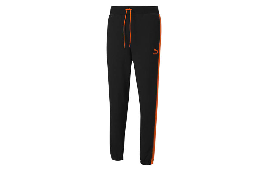 PUMA PUMA Knitted Sweatpants Men's Black Barrel