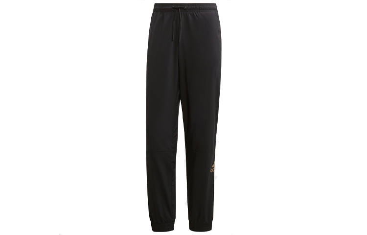 Adidas Adidas Knitted Sweatpants Men's Black Moderate Cuffed Pants