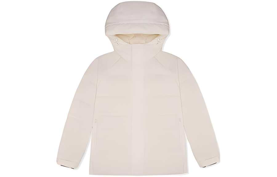 MLB New York Yankees Down Jackets Unisex Cream Hooded Moderate Other