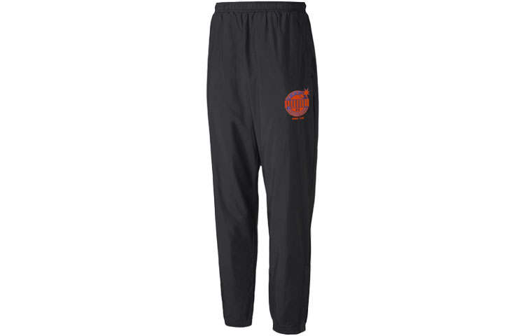 PUMA Knitted Sweatpants Men's Moderate Straight Fit Pants