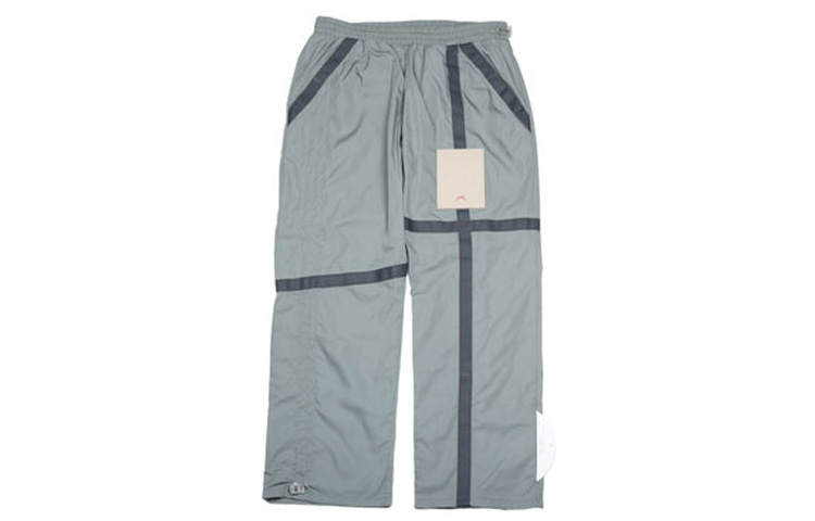 A-COLD-WALL* A COLD WALL* Knitted Sweatpants Men's Light Green Moderate Straight Fit Pants