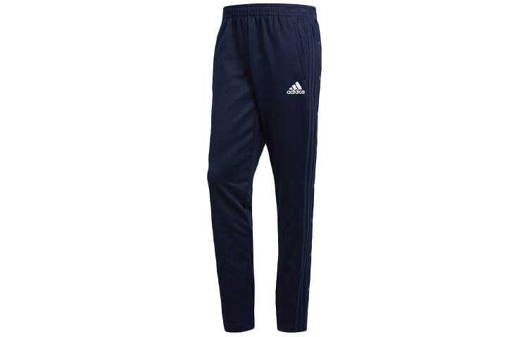 Adidas Adidas Knitted Sweatpants Men's College Navy Moderate Straight Fit Pants