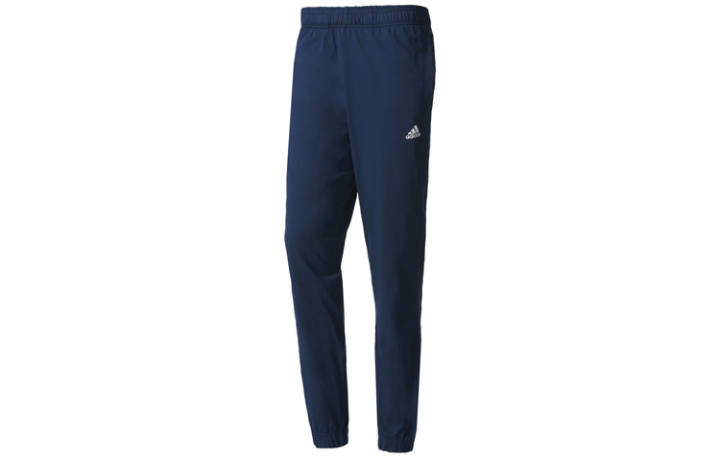 Adidas Adidas Knitted Sweatpants Men's Navy Moderate Cuffed Pants