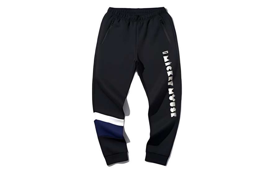 Li-Ning Li Ning Knitted Sweatpants Men's Black Moderate Straight Fit Pants