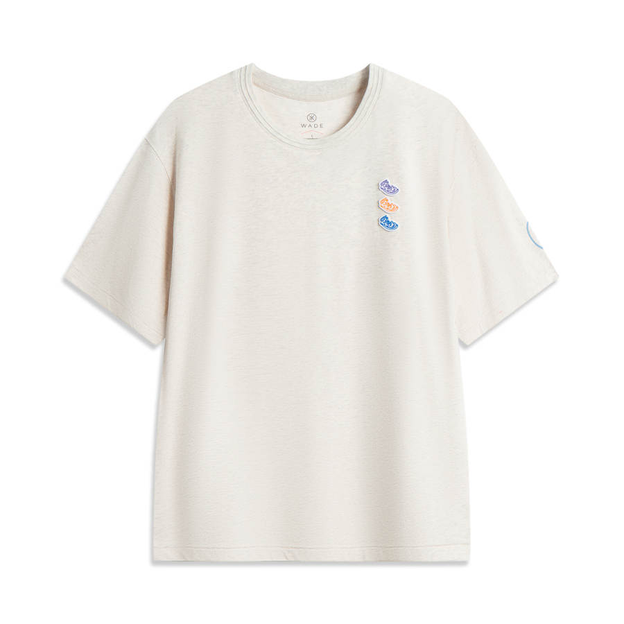 Li-Ning Li Ning Basketball Collection T Shirt Men's Heather Gray Tile Gray