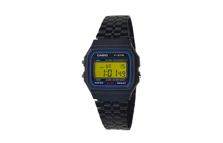 CASIO CASIO Custom Collection Quartz Movement Stainless Steel Strap Watch Men's Watches Black Dial