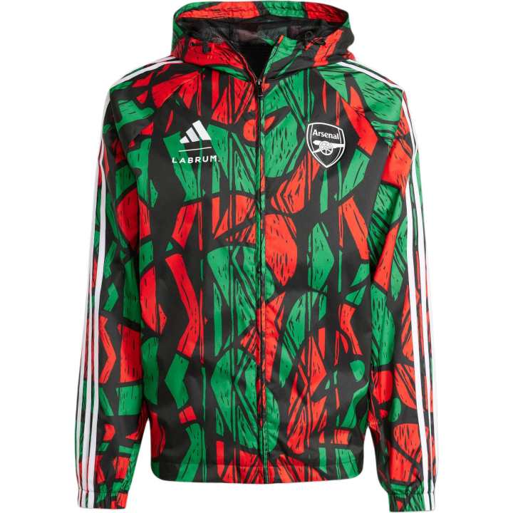 Adidas Adidas Arsenal LABRUM WINDBREAKER Jackets & Coats Men's Red Green