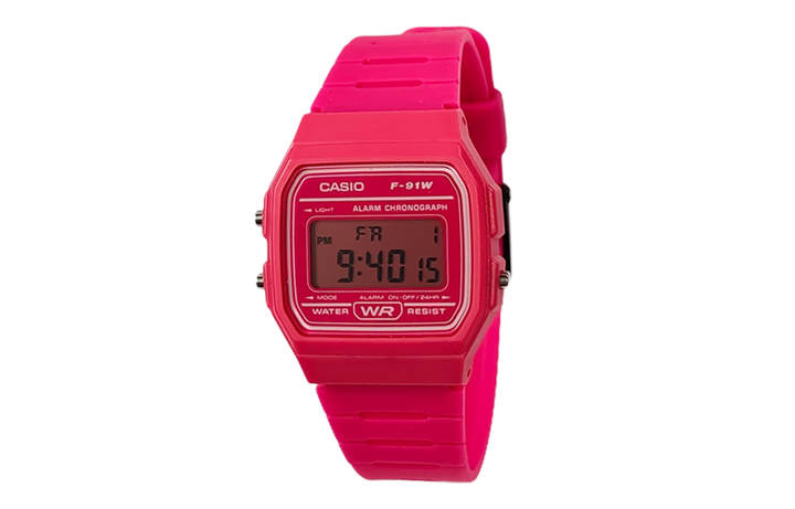 CASIO CASIO Custom Collection Quartz Movement Resin Strap Watch Men's Watches Pink Watch Dial