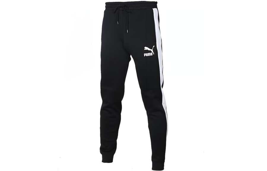 PUMA PUMA Knitted Sweatpants Men's Black