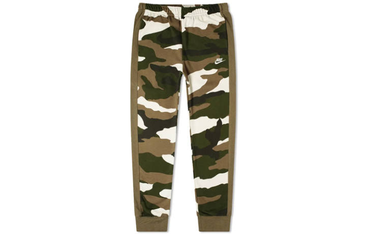 Nike Nike Knitted Sweatpants Men's Green Camouflage Moderate Other