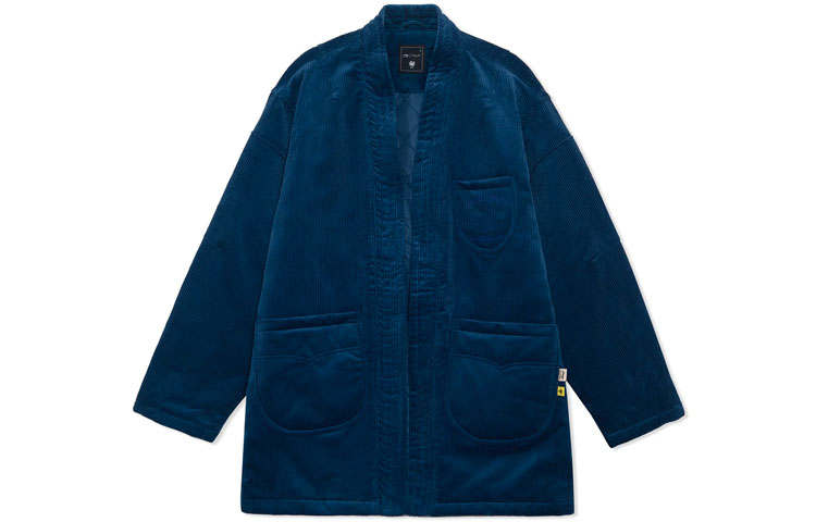 Li-Ning Li Ning X STEVEN HARRINGTON Skateboard Parka Coats Men's Blue Collarless Moderate