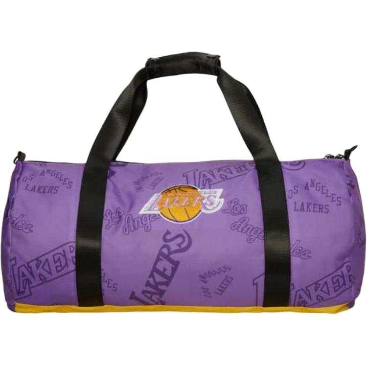 Mitchell Ness Polyester Travel Bag Unisex Purple