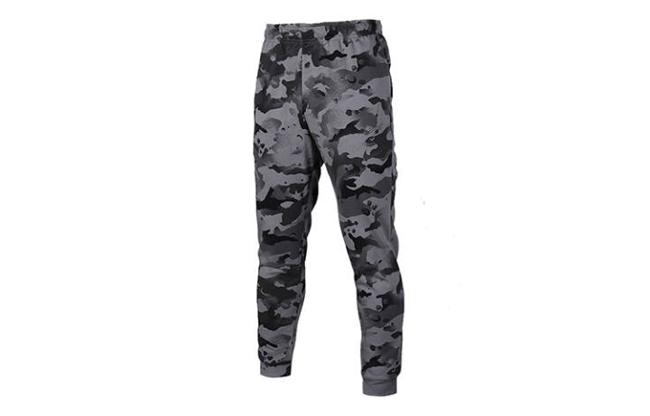 Nike Nike Knitted Sweatpants Men's Black Gray Moderate Cuffed Pants