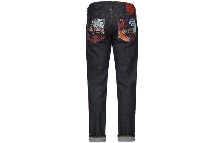 EVISU EVISU Contrasting-panel Jeans