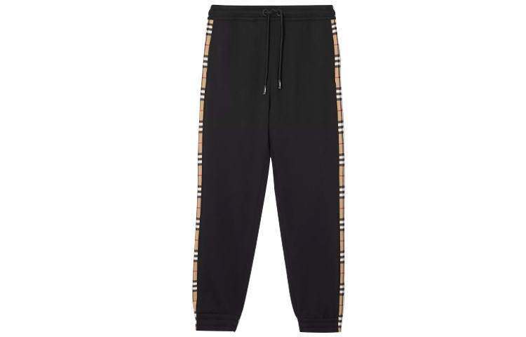 Burberry Knitted Sweatpants Men's Black