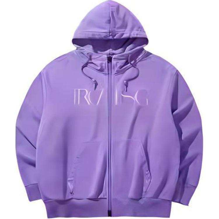 Anta Basketball Collection Jackets & Coats Unisex Fluorescent Grape Purple