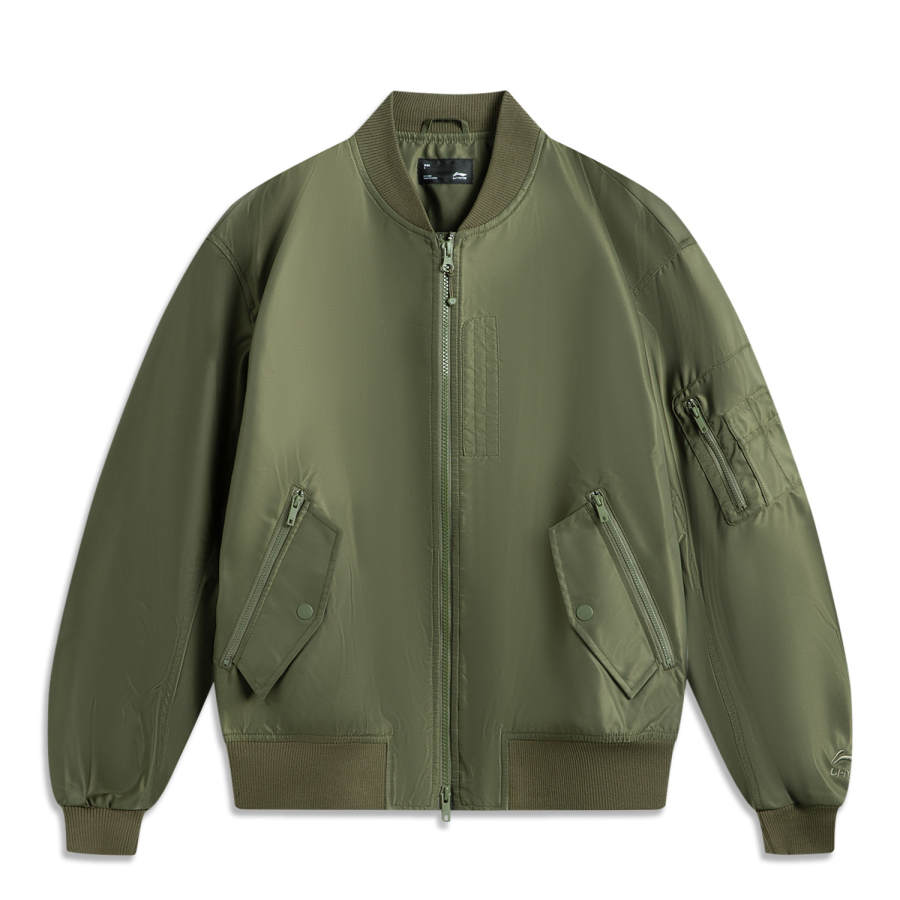 Li-Ning Li Ning Sports Life Collection Jackets & Coats Unisex Grape Leaf Green