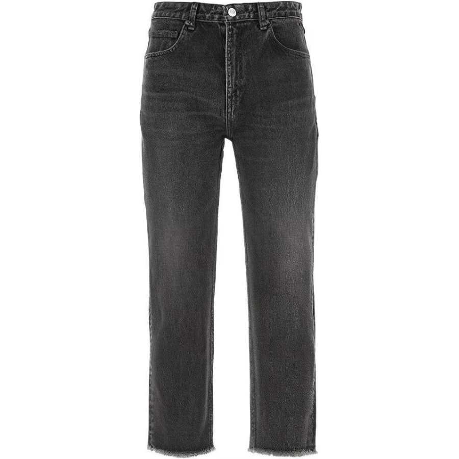Balenciaga Jeans Men's Black Moderate Straight Fit Pants