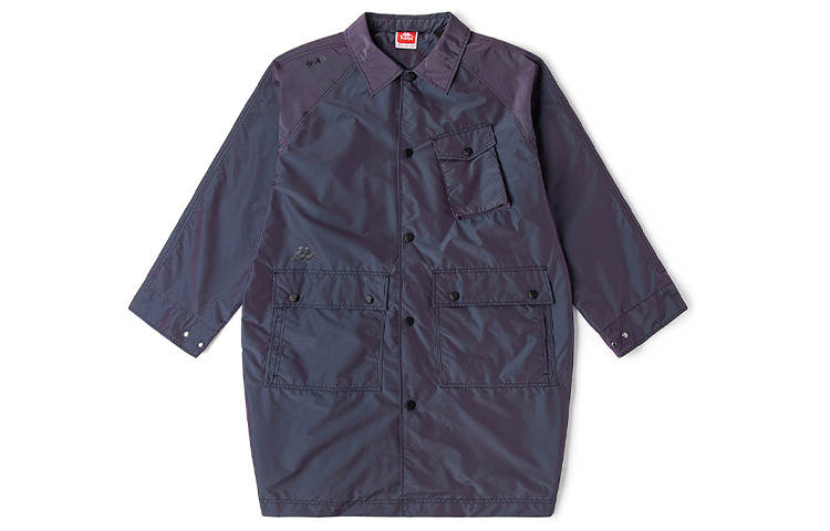 Kappa Trench Coats Unisex Lapel Moderate