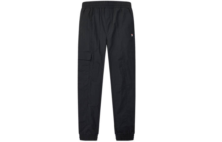 FILA Knitted Sweatpants Men's Legend Blue Moderate Cuffed Pants