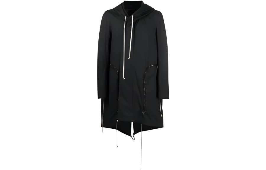 RICK OWENS Rick Owens oversized pocket hooded parka