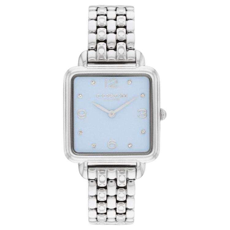 COACH Wrist Watches Quartz Movement Stainless Steel Strap 28mm Blue Dial Women's Watch