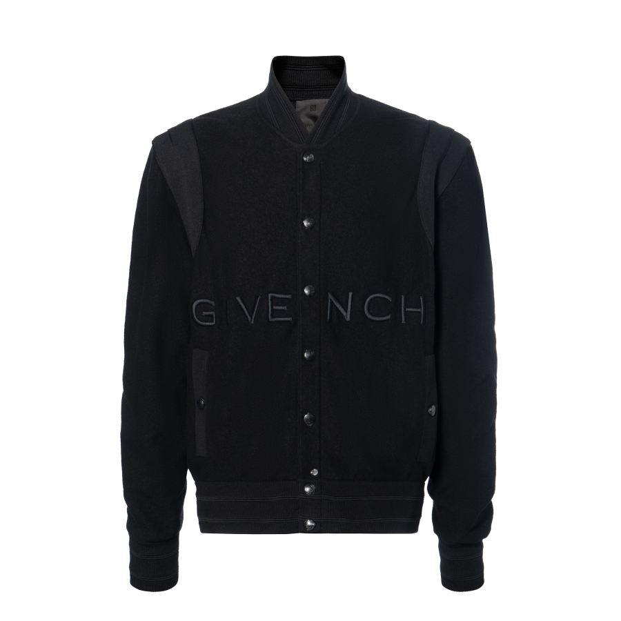 Givenchy Givenchy Embroidered Logo Bomber Jacket