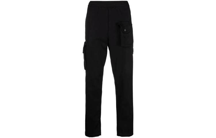 STONE ISLAND Cargo Pants Men's Black Moderate