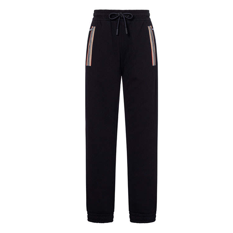 Burberry Knitted Sweatpants Men's Black