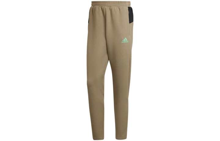 Adidas Adidas Knitted Sweatpants Men's Olive Green Moderate Straight Fit Pants