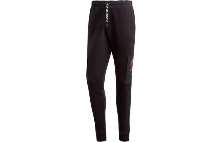 Adidas Adidas Knitted Sweatpants Men's Black Moderate Straight Fit Pants