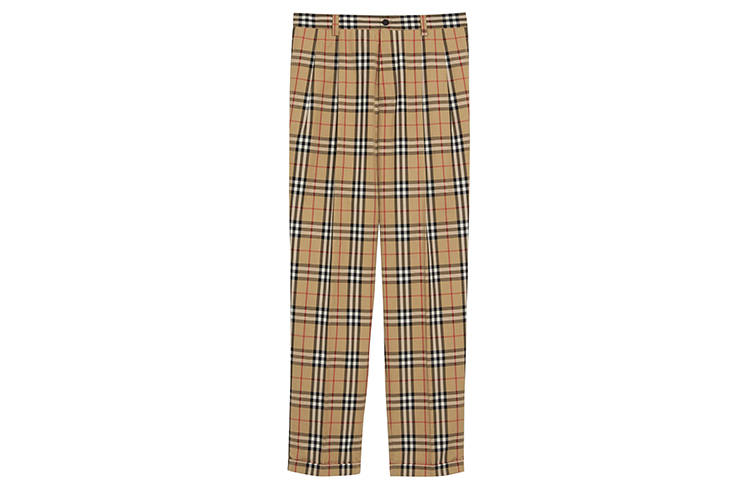 Burberry Casual Pants Men's Beige Brown