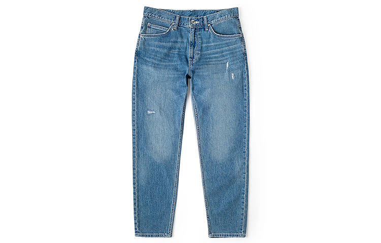 Lee Lee Jeans Men's Blue Moderate Tapered Pants