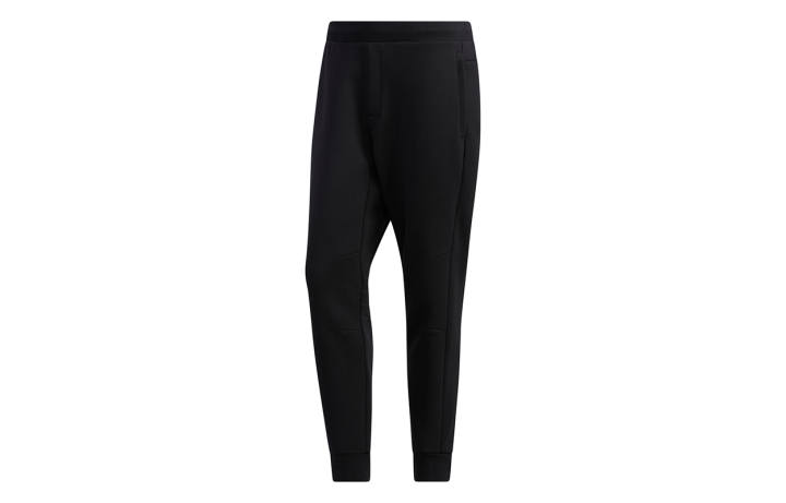 Adidas Adidas Knitted Sweatpants Men's Black Moderate Cuffed Pants