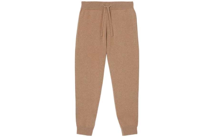 Burberry Knitted Sweatpants Men's Camel