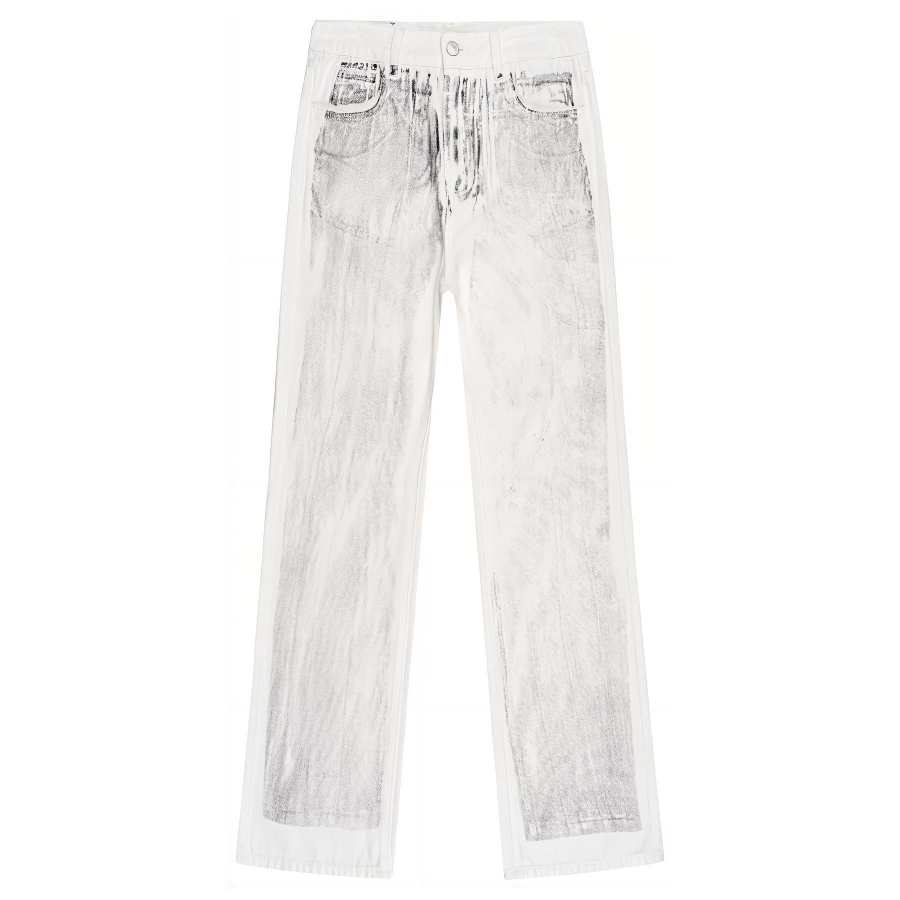 XINYINSU Jeans Unisex Moderate Straight Fit Pants