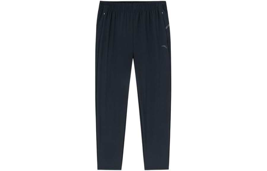 Anta Comprehensive Training Collection Sports Lifestyle Collection Knitted Sweatpants Men's Black