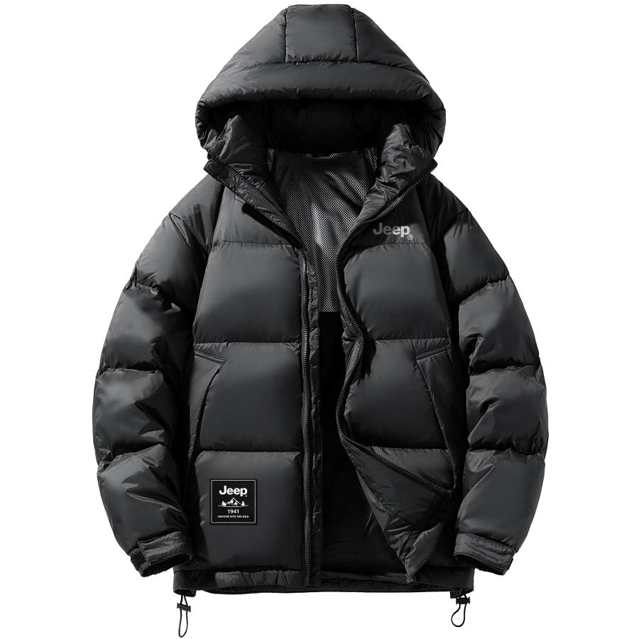 Jeep Jeep Down Jackets Unisex Hooded Thickened Puffer Jacket