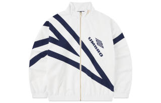 Umbro Jackets Unisex Snowflake White Stand Collar Moderate