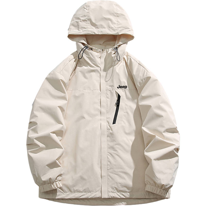 Jeep Down Jackets Unisex Hooded Non Detachable Thickened 3 In 1 Down Jacket
