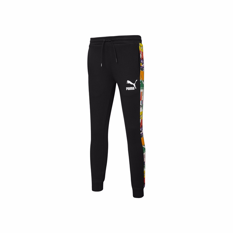 PUMA PUMA Knitted Sweatpants Men's Black