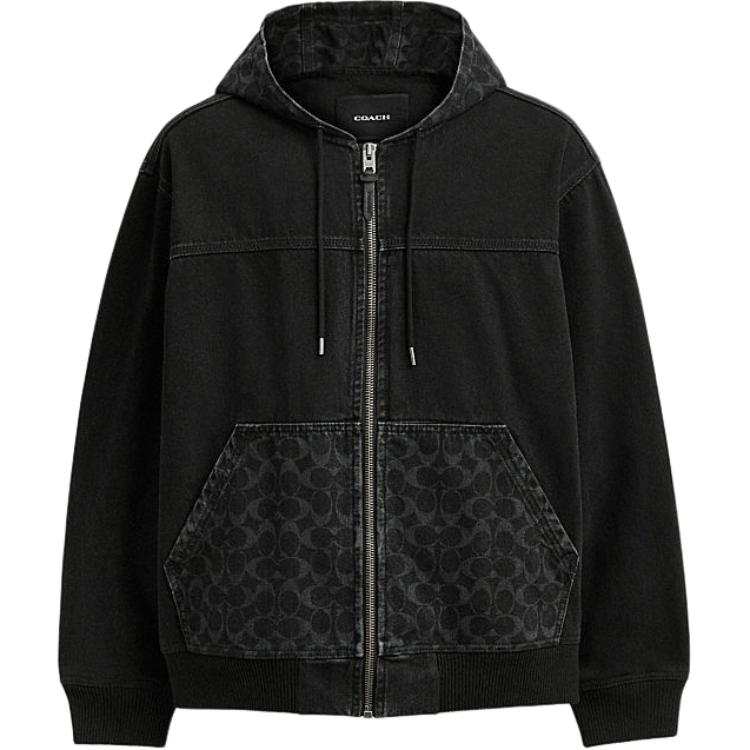 COACH COACH Denim Jackets Men Black