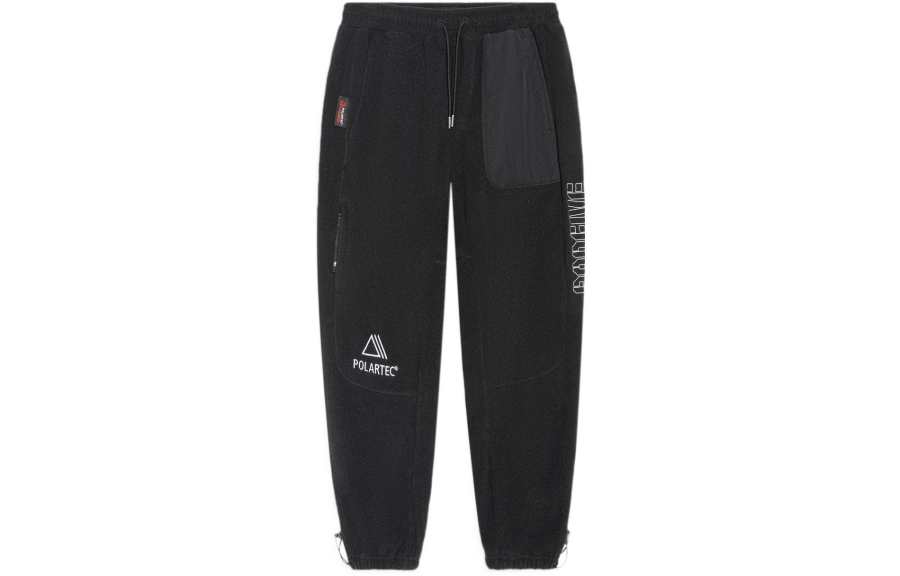 Li-Ning Li Ning Knitted Sweatpants Men's Black Thickened Cuffed Pants