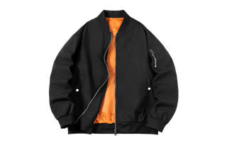 Mimx Homme Jackets Unisex Baseball Collar Moderate